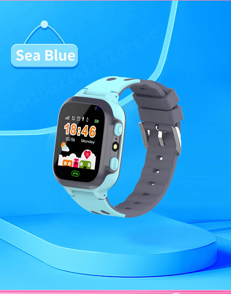 Kids Smart Watch Sim Card  Call Phone Smartwatch For Children SOS Photo Waterproof Camera LBS Location Tracker Gift IOS Android - Smart Watch Fun