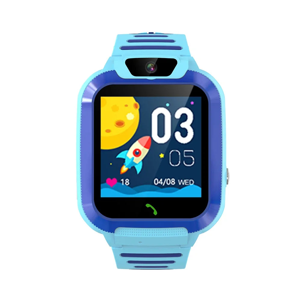 4G Kids Smart Watch Sim Card Call Video SOS WiFi LBS Location Tracker Chat Camera IP67 Waterproof Smartwatch For Children - Smart Watch Fun