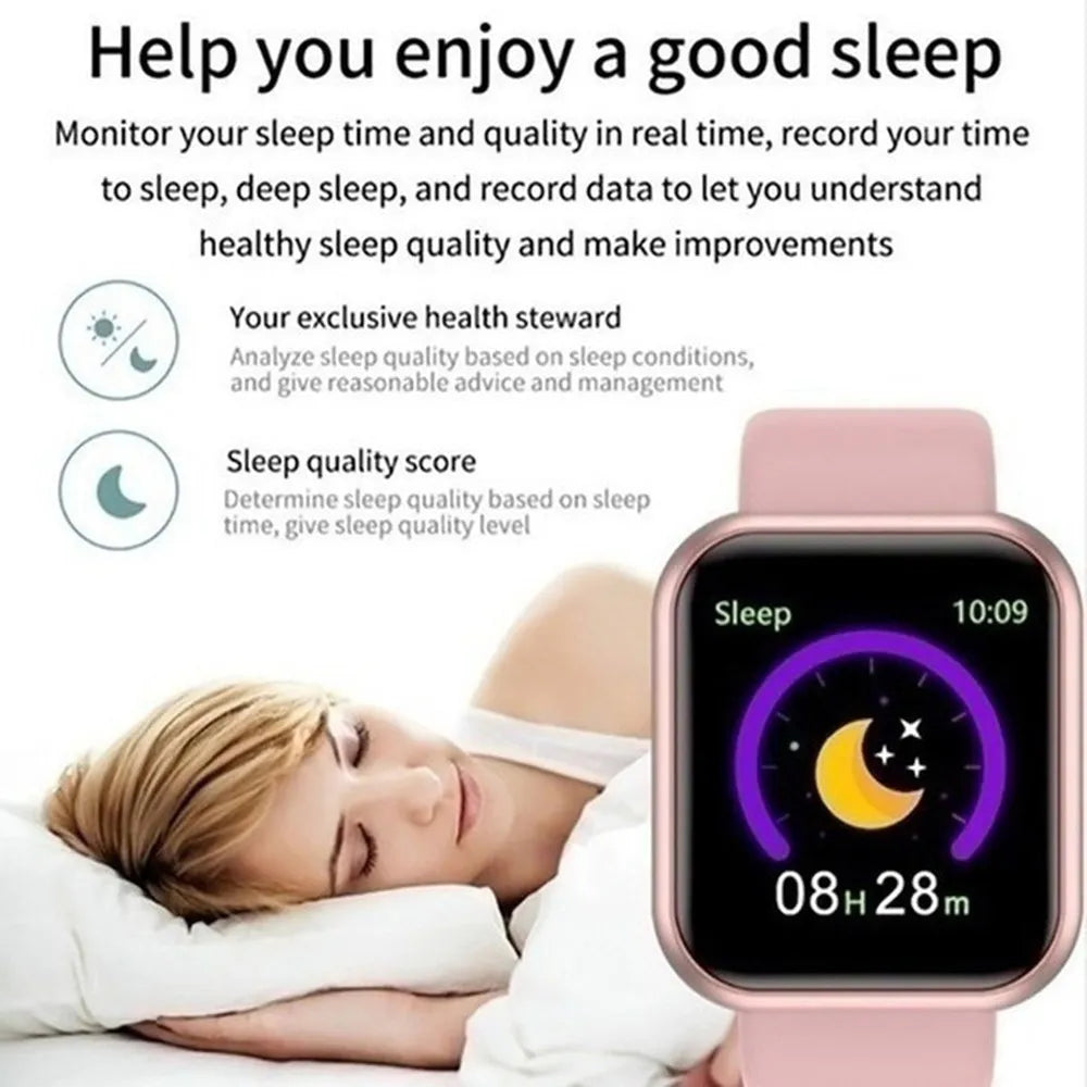 Smart Watch with Heart Rate Monitoring, Blood Pressure Band, Sleep Monitor and Fitness Tracker - Smart Watch Fun