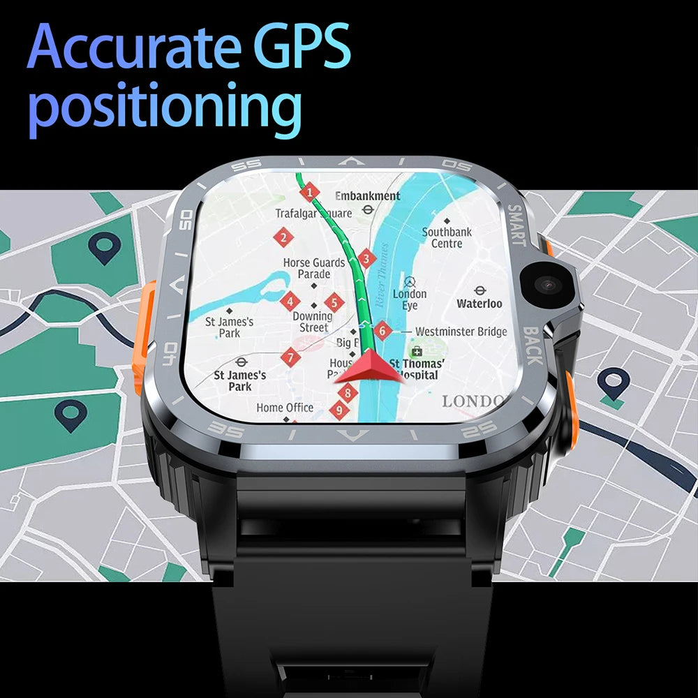 Android Smart Watch Men GPS 16G/64G ROM Storage HD Dual Camera NFC 2G 4G SIM Card WIFI Wireless Fast Internet Access - Smart Watch Fun
