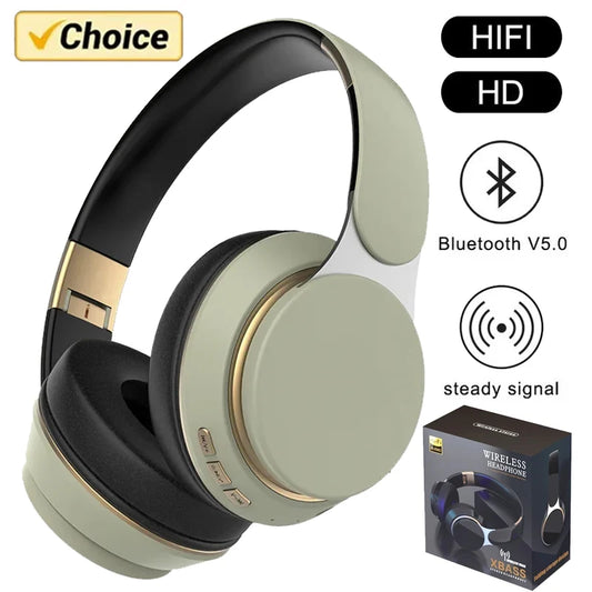 7S Wireless Headphones Foldable Adjustable Stereo Gaming Earphone Bluetooth+TF Play+3.5mm AUX 3 Modes HIFI Heavy Bass Headsets - Smart Watch Fun