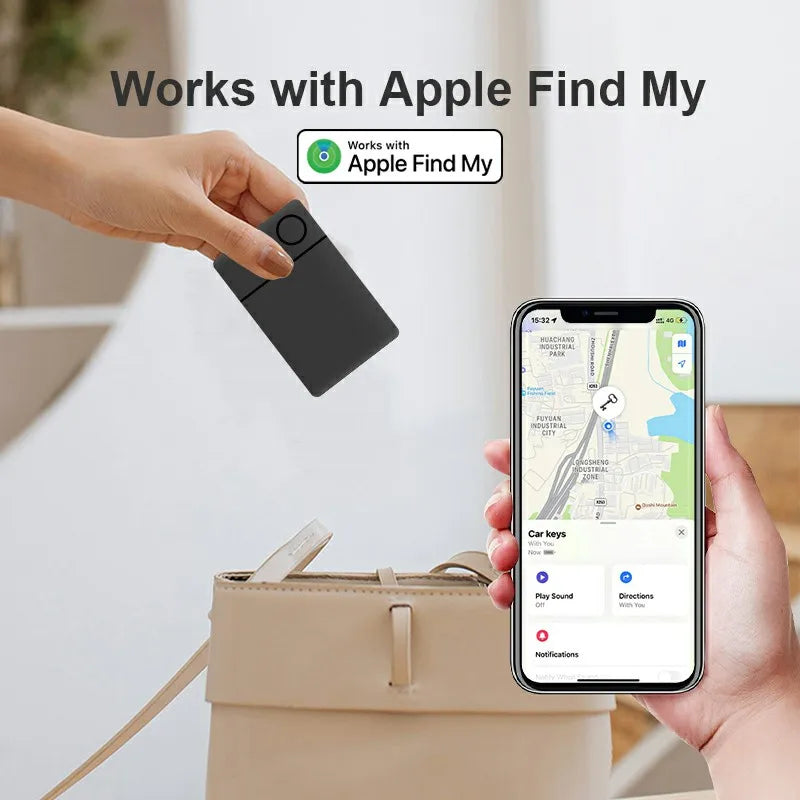 Smart Tag for Apple Airtags Find My Apple With for Luggage Suitcase Key Finder Bluetooth Tracker GPS Tuya Anti Lost Item Locator - Smart Watch Fun